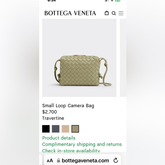 BOTTEGA VENETA Intrecciato Small Weave Clutch Bag Blue Leather Unbranded chain - Picture 11 of 11
